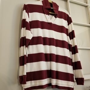 Long sleeve xL Lands' End Rugby Polo